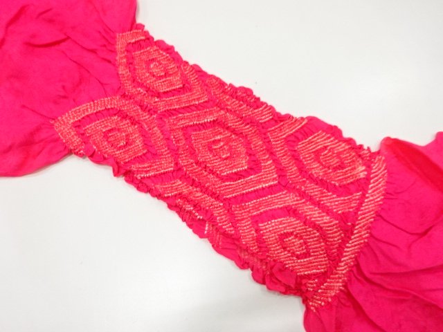 JAPANESE KIMONO / OBIAGE / SHIBORI